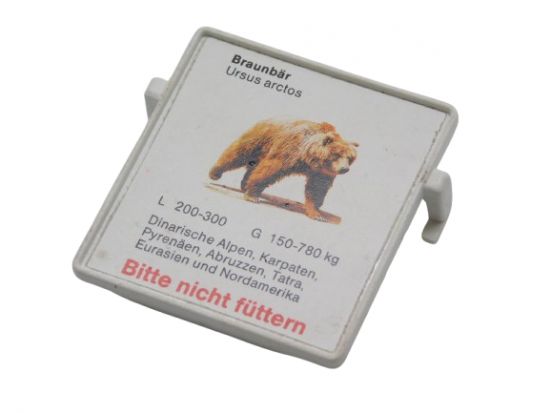 Schild Zoo 45x45 mm Schild Zoo 45x45 mm