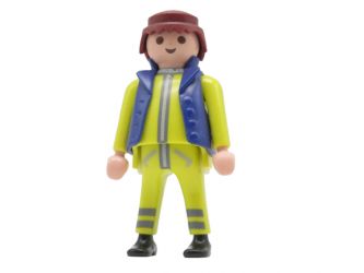 Mann Flughafenmitarbeiter