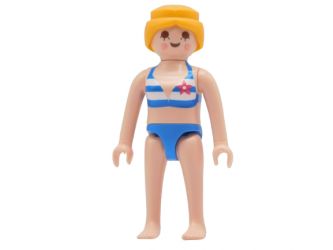 Frau Strand Urlaub