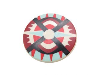 Schild rund Indianer