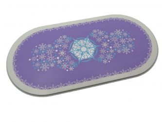 Tischplatte oval 128x65 mm