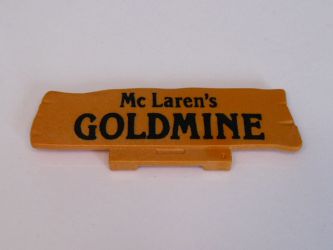 Schild Goldmine